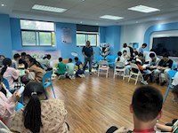 东吴外师附属实验中学心理社团开展“我是谁”团辅活动